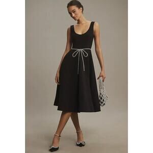 Helsi Helena Crystal Bow Fit & Flare Midi Dress - New!
